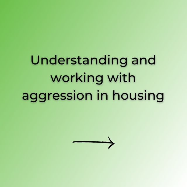 Aggression can be a barrier to engagement. By understanding aggression and promoting emotional regulation, we can have more effective conversations to move forward. Always follow your organisation's policies and procedures to stay safe. 

#restorativeapproaches #housing